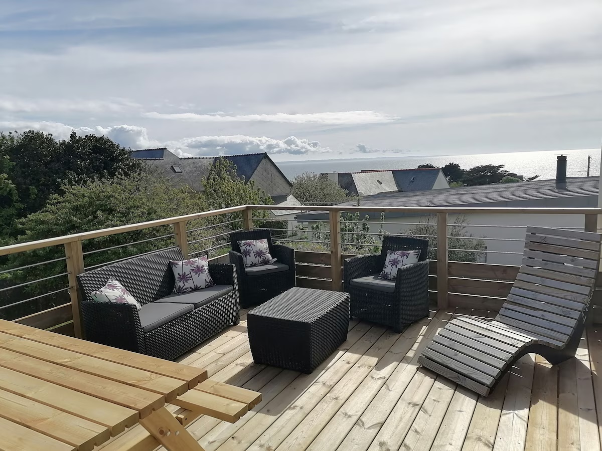 Terrasse avec vue